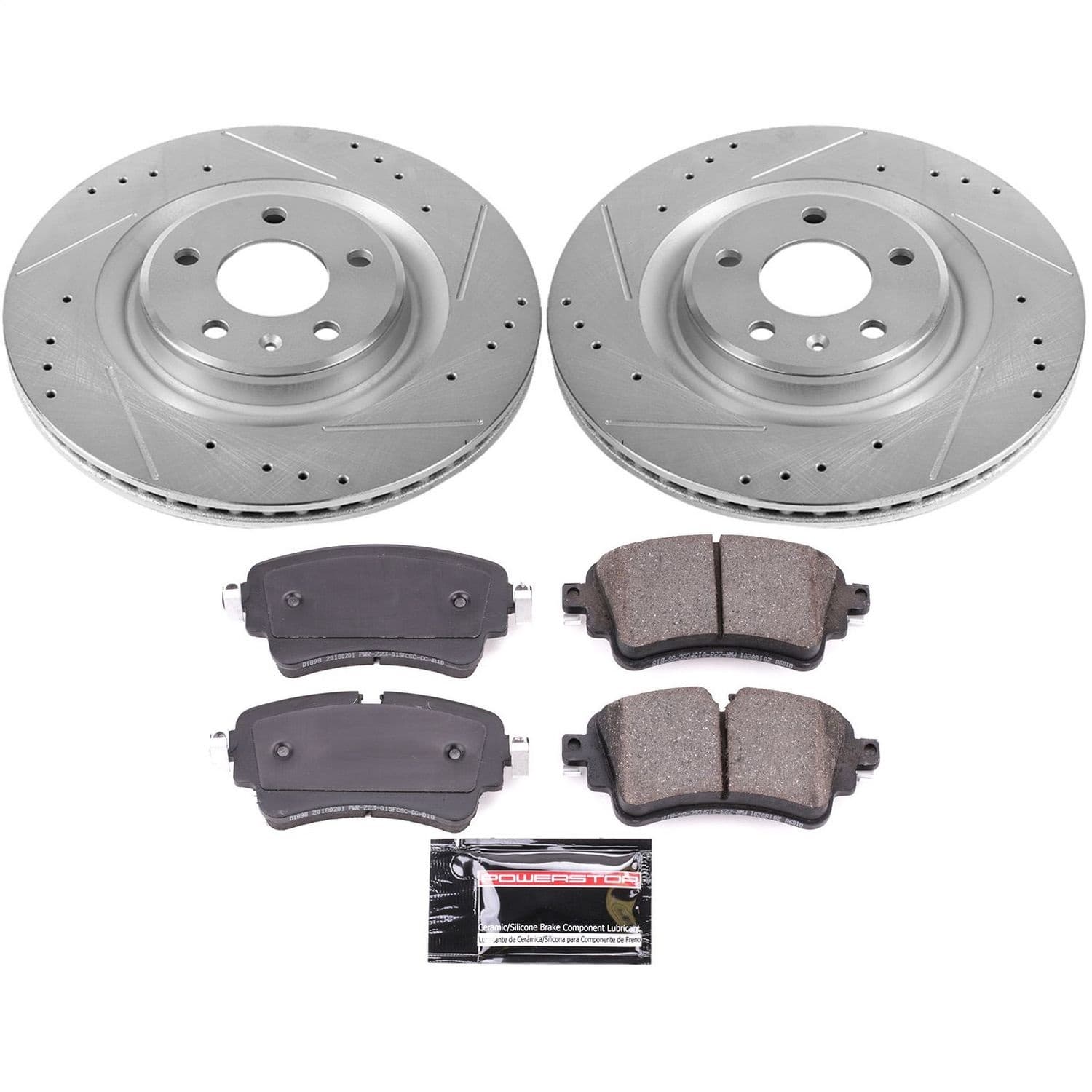 Power Stop - K8043 - Rear - Disc Brake Pad and Rotor Kit image 1