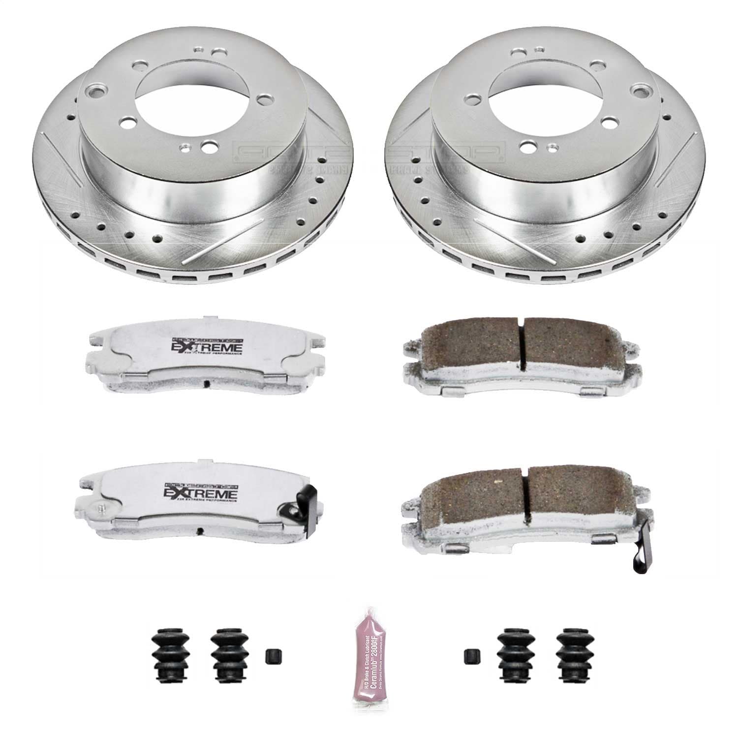 Power Stop - K806-26 - Rear - Disc Brake Pad and Rotor Kit image 1