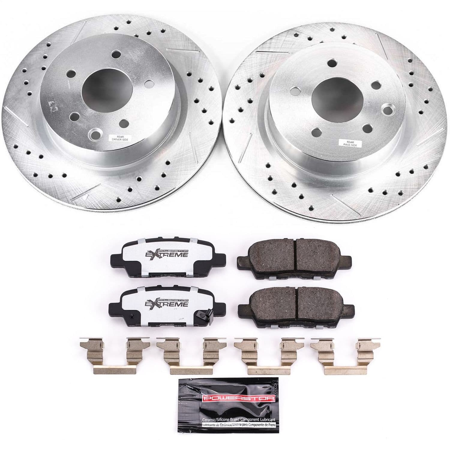 Power Stop - K8062-26 - Rear - Disc Brake Pad and Rotor Kit image 1
