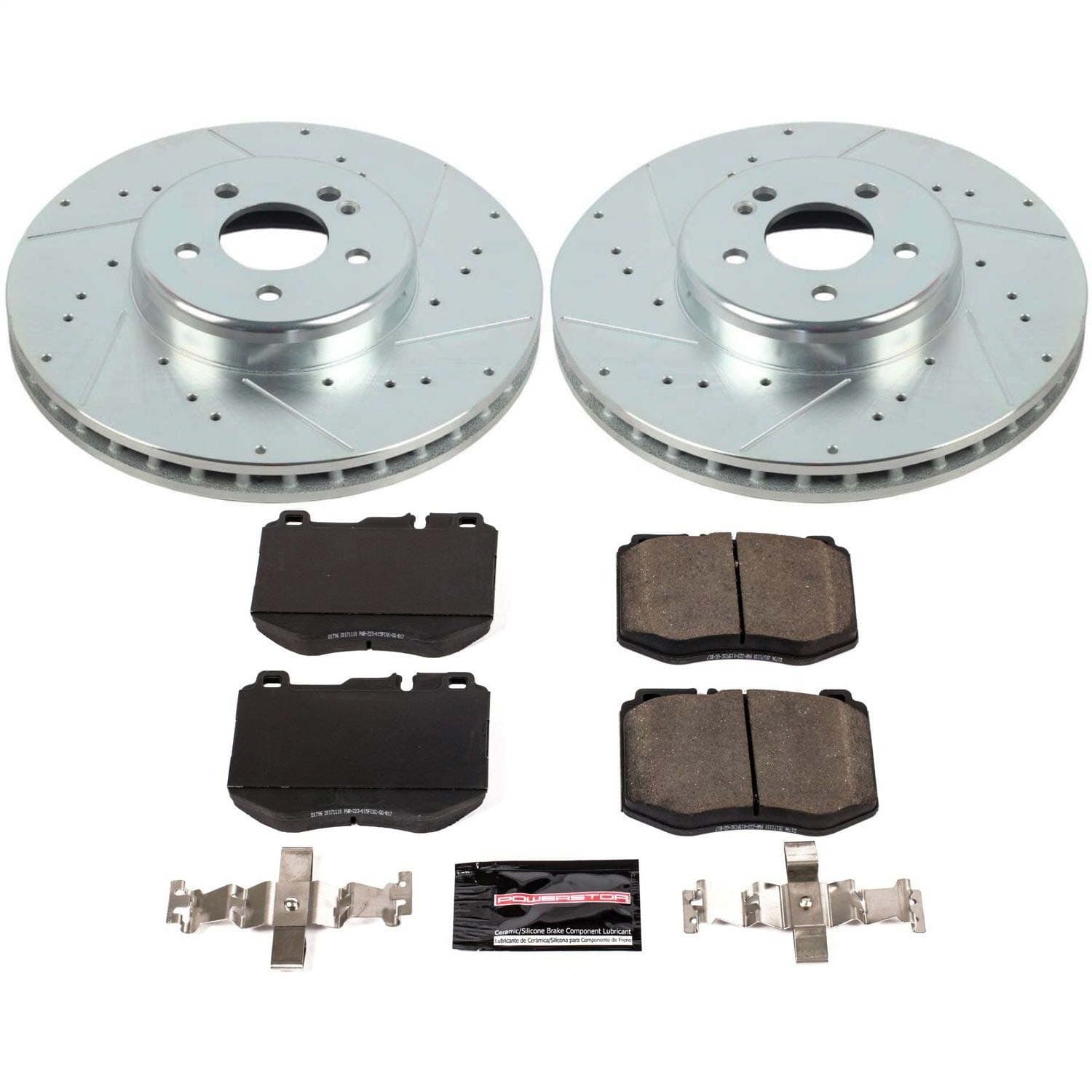 Power Stop - K8073 - Front - Disc Brake Pad and Rotor Kit image 1
