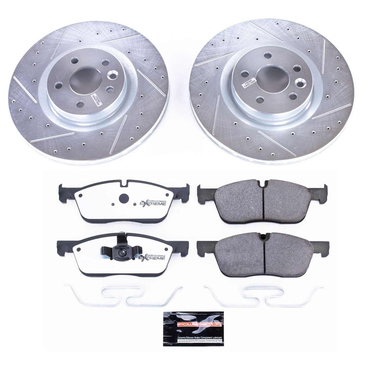Power Stop - K8107-36 - Front - Disc Brake Pad and Rotor Kit image 1