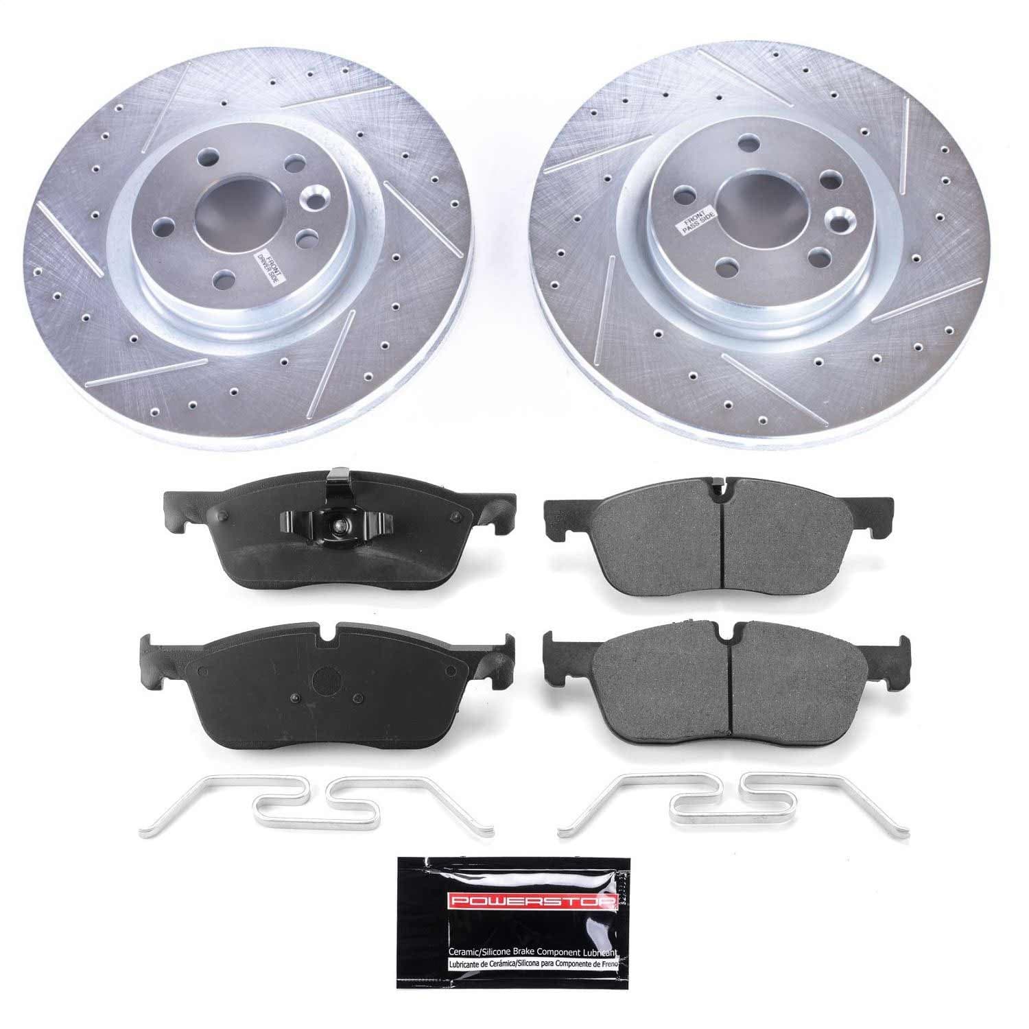Power Stop - K8107 - Front - Disc Brake Pad and Rotor Kit image 1