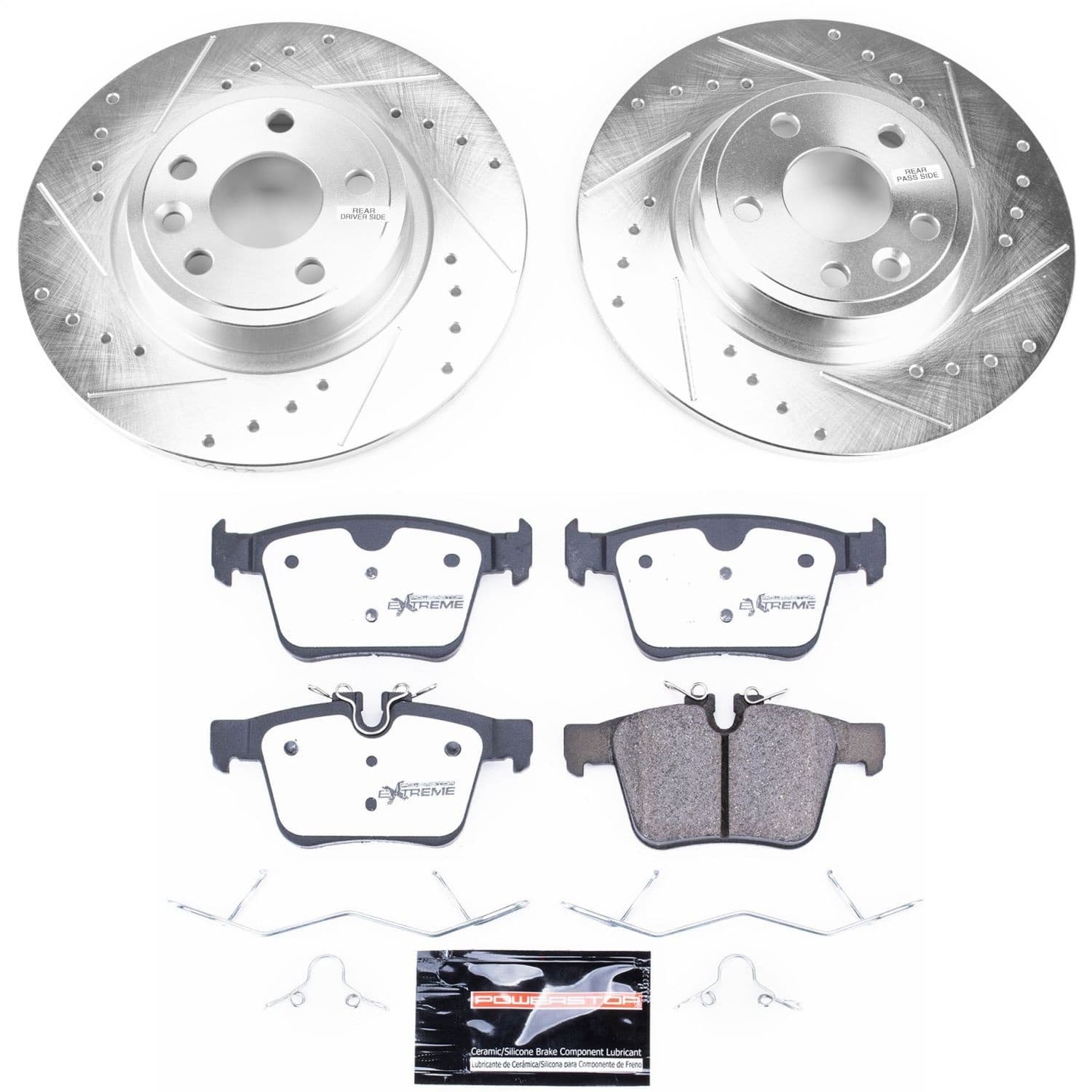 Power Stop - K8109-36 - Rear - Disc Brake Pad and Rotor Kit image 1