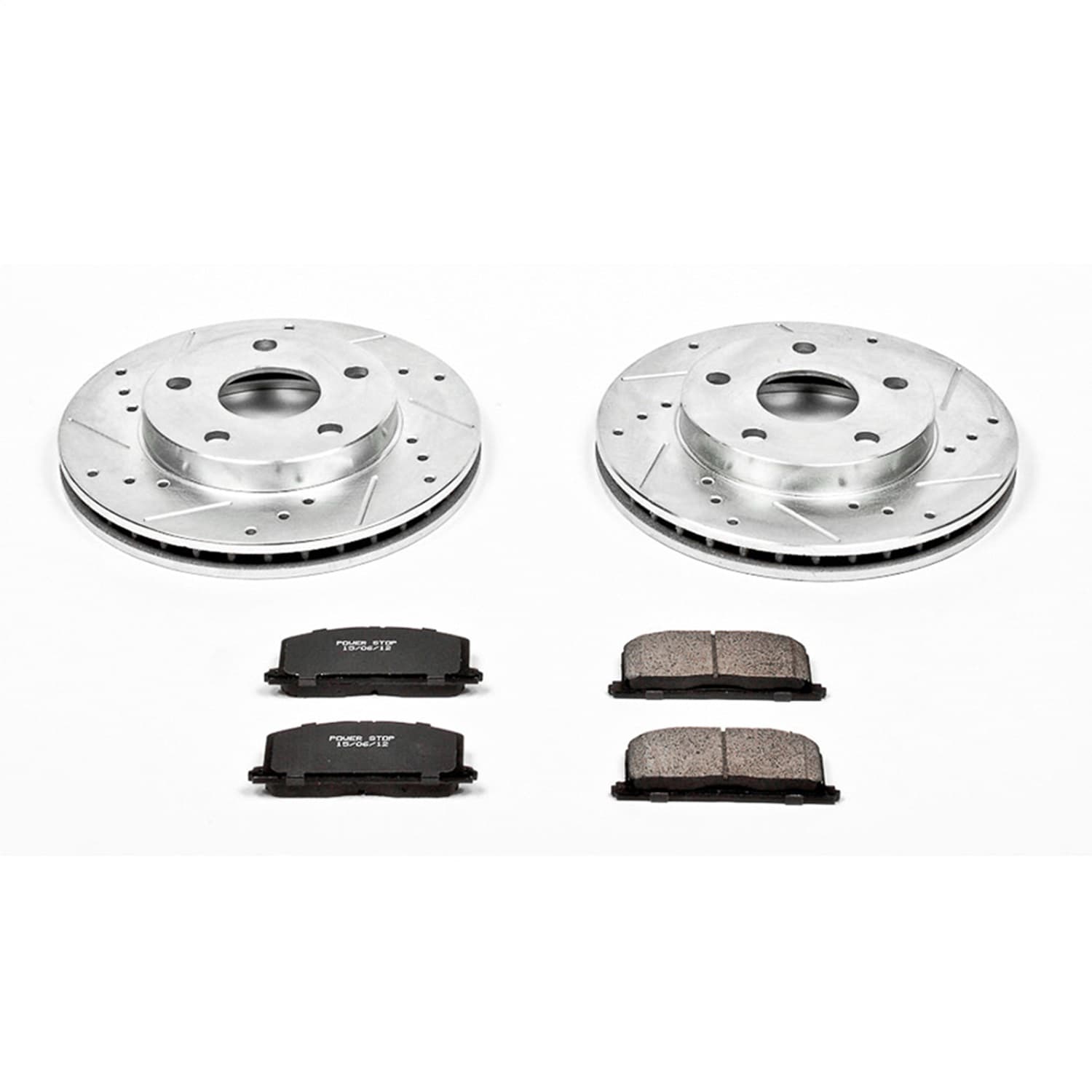 Power Stop - K815 - Front - Disc Brake Pad and Rotor Kit image 1