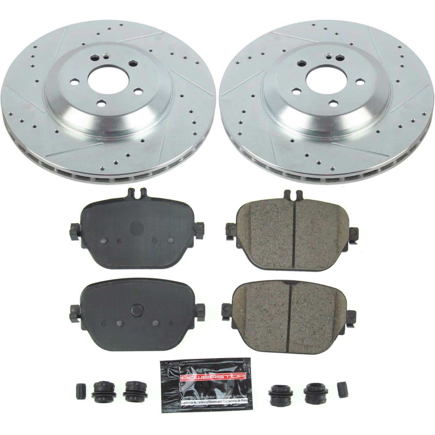 Power Stop - K8153 - Rear - Disc Brake Pad and Rotor Kit image 1