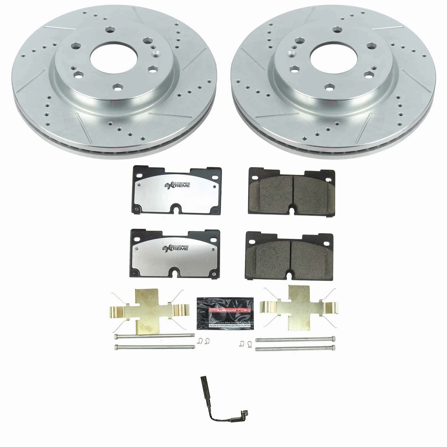 Power Stop - K8172-36 - Front - Disc Brake Pad and Rotor Kit image 1