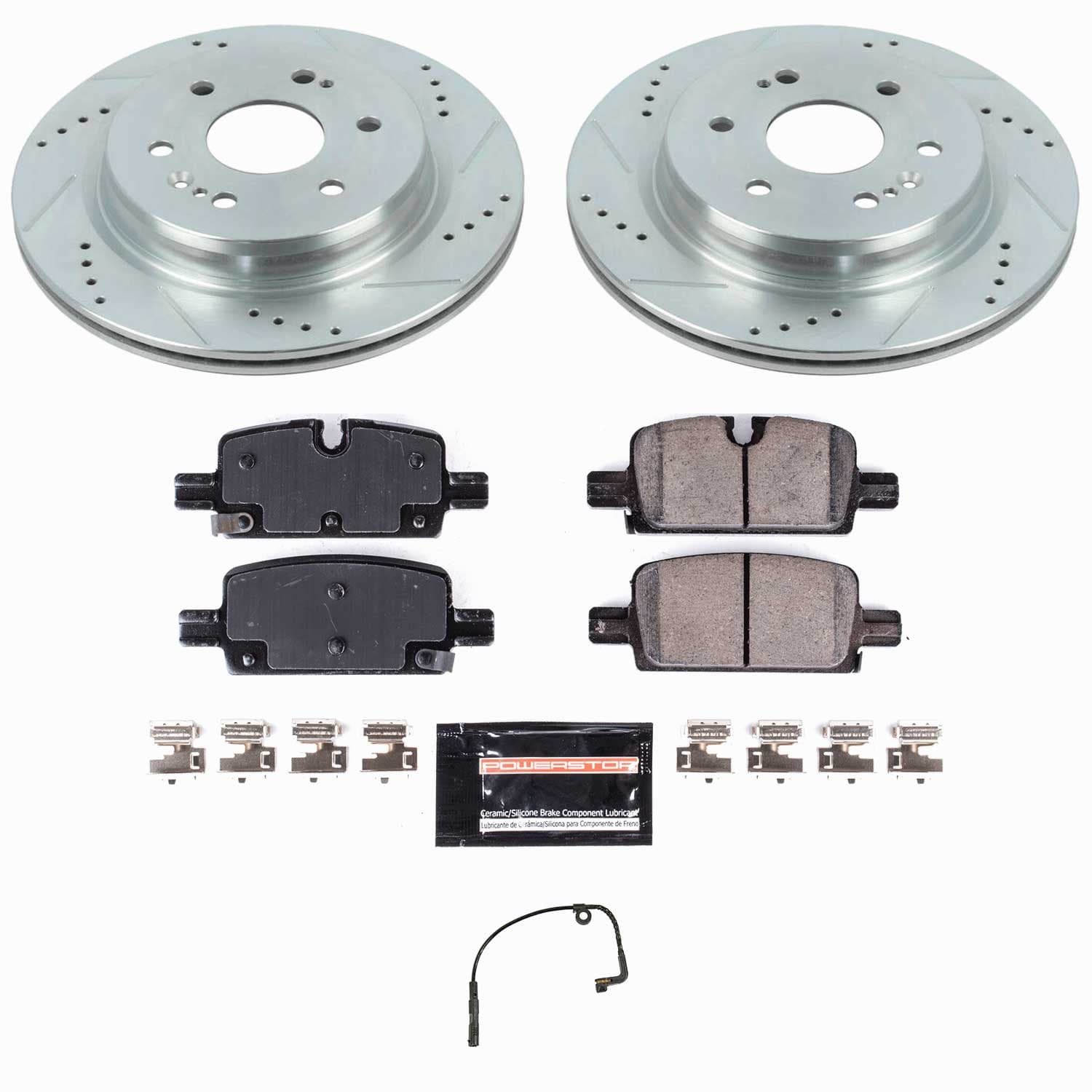 Power Stop - K8173 - Rear - Disc Brake Pad and Rotor Kit image 1