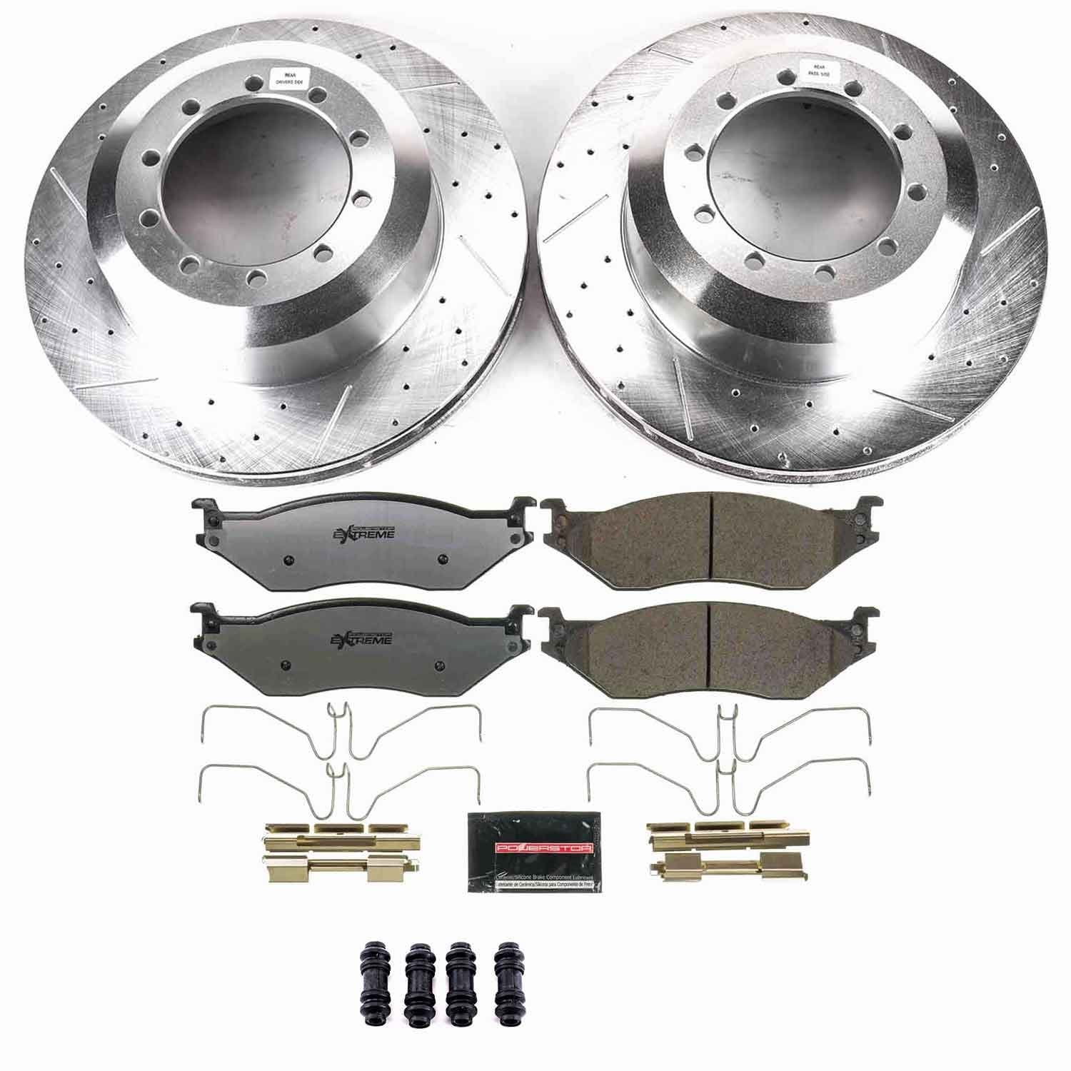 Power Stop - K8179-36 - Rear - Disc Brake Pad and Rotor Kit image 1