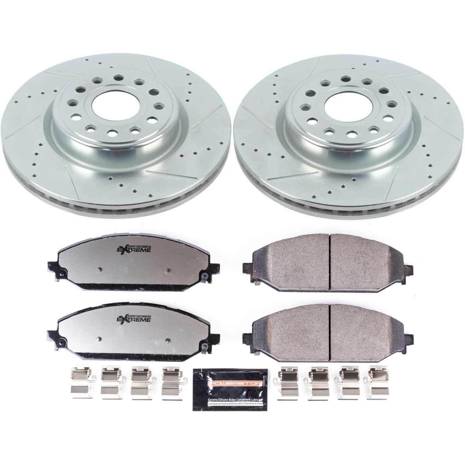 Power Stop - K8183-36 - Front - Disc Brake Pad and Rotor Kit image 1