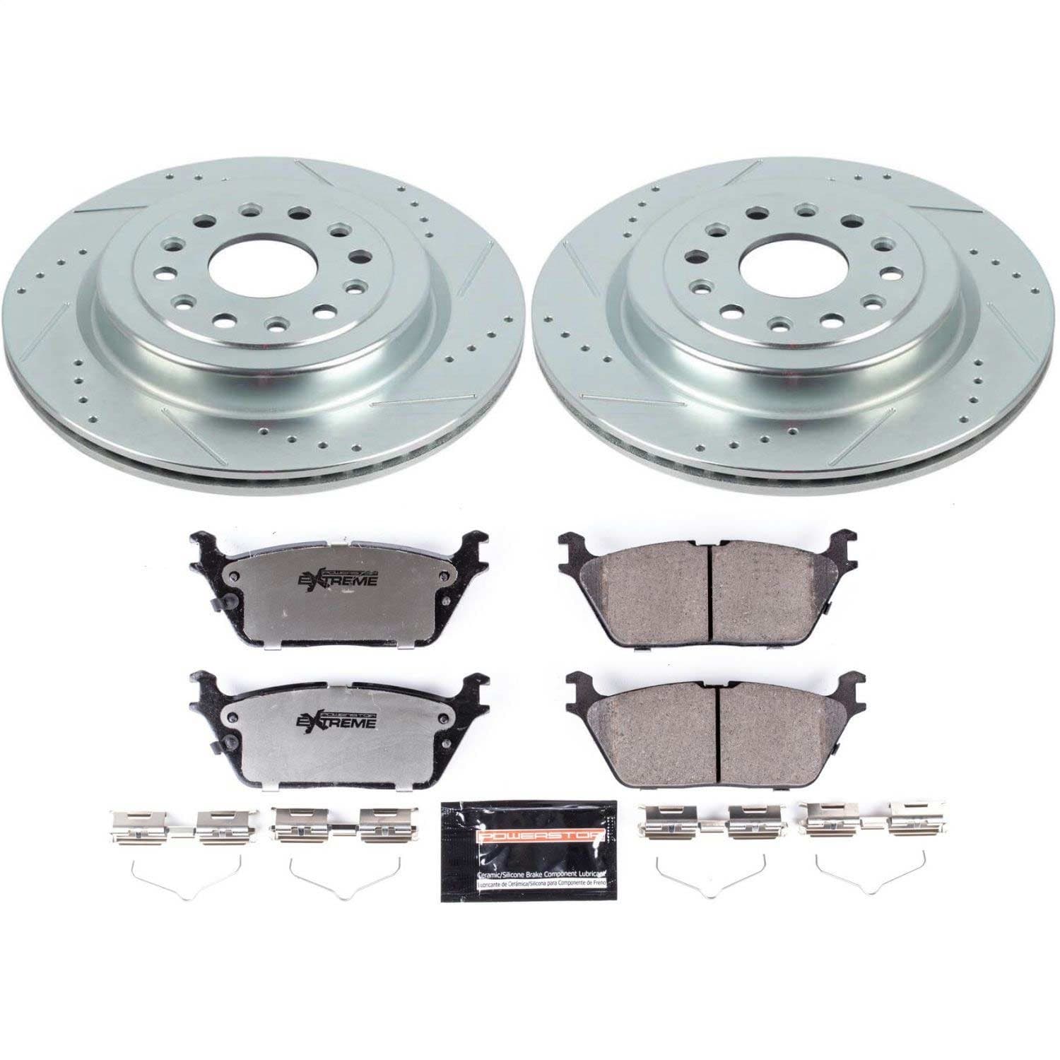 Power Stop - K8184-36 - Rear - Disc Brake Pad and Rotor Kit image 1
