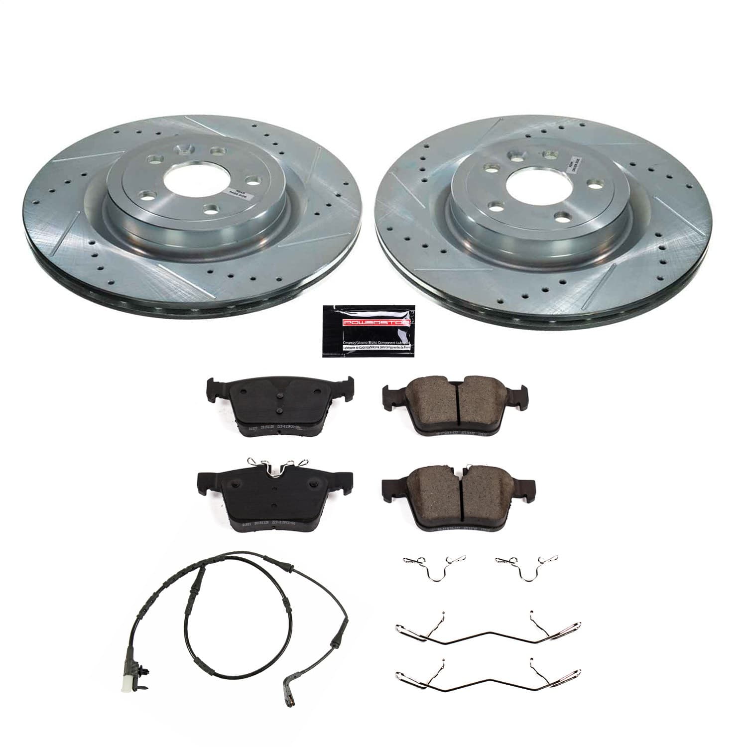 Power Stop - K8208 - Rear - Disc Brake Pad and Rotor Kit image 1