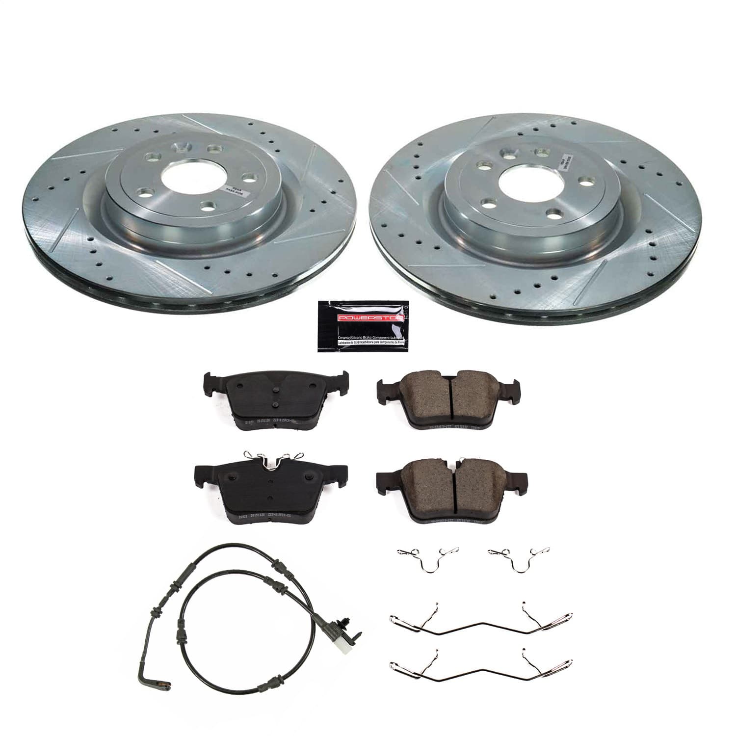 Power Stop - K8209 - Rear - Disc Brake Pad and Rotor Kit image 1
