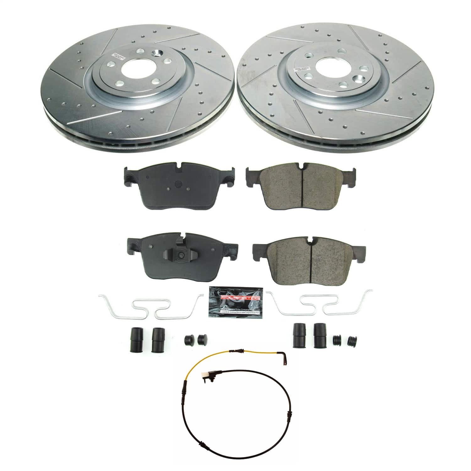 Power Stop - K8212 - Front - Disc Brake Pad and Rotor Kit image 1