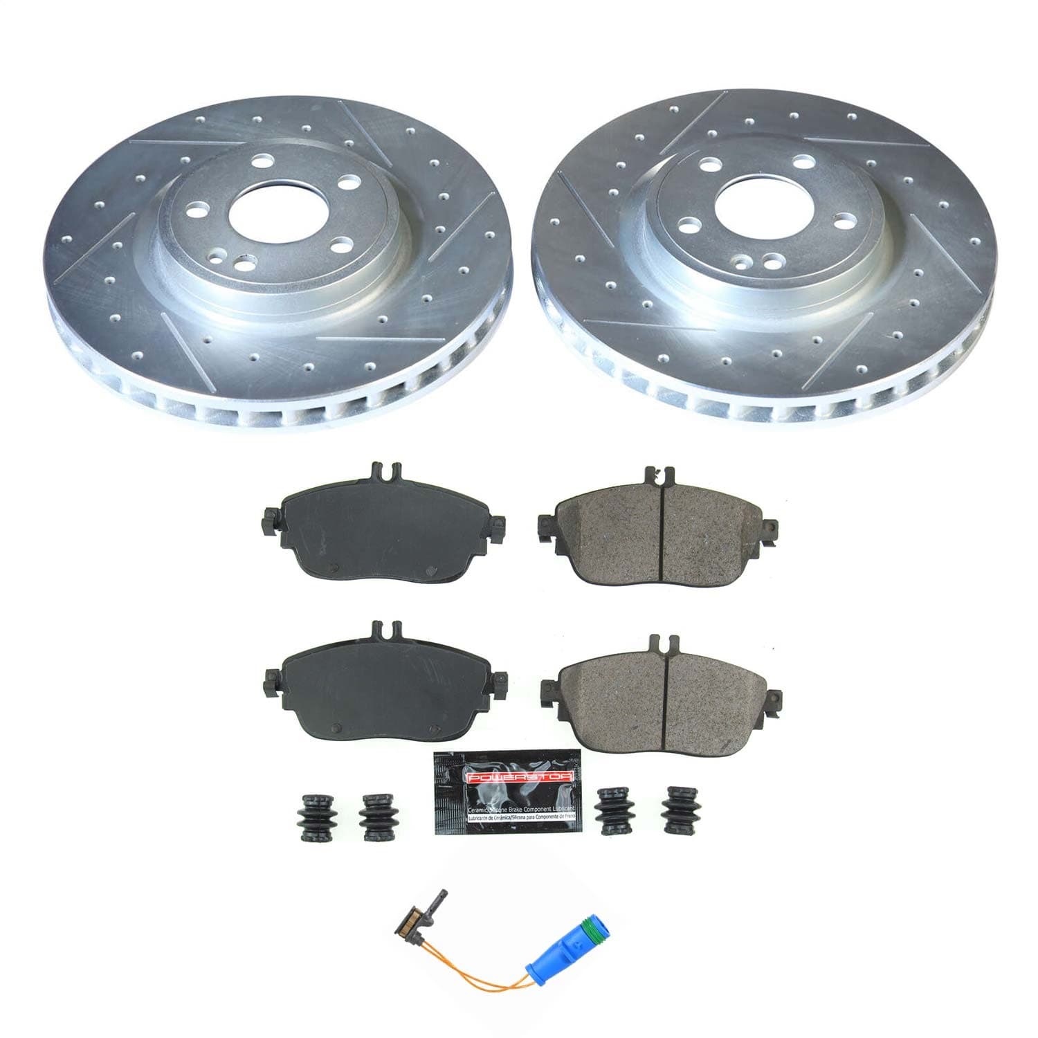 Power Stop - K8266 - Front - Disc Brake Pad and Rotor Kit image 1