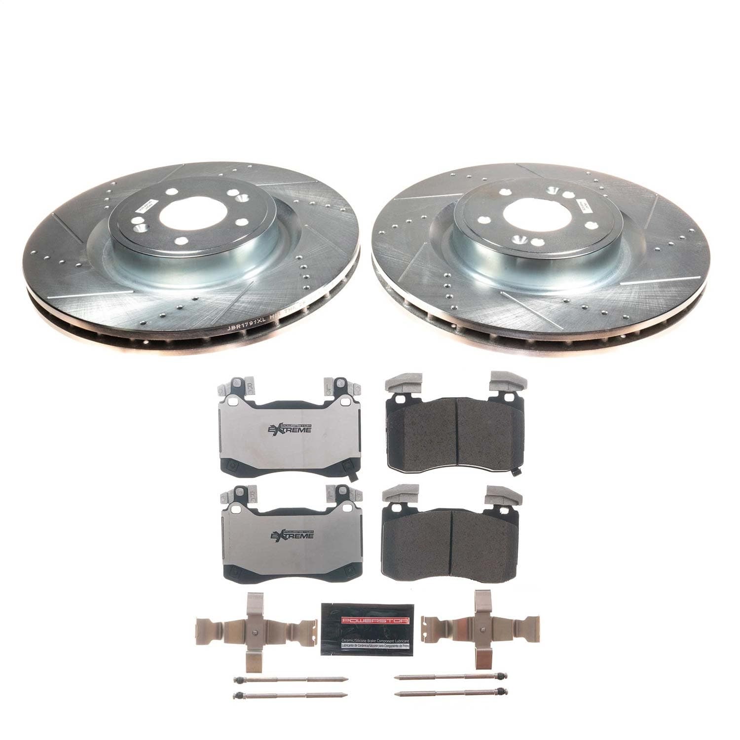 Power Stop - K8270-26 - Front - Disc Brake Pad and Rotor Kit image 1