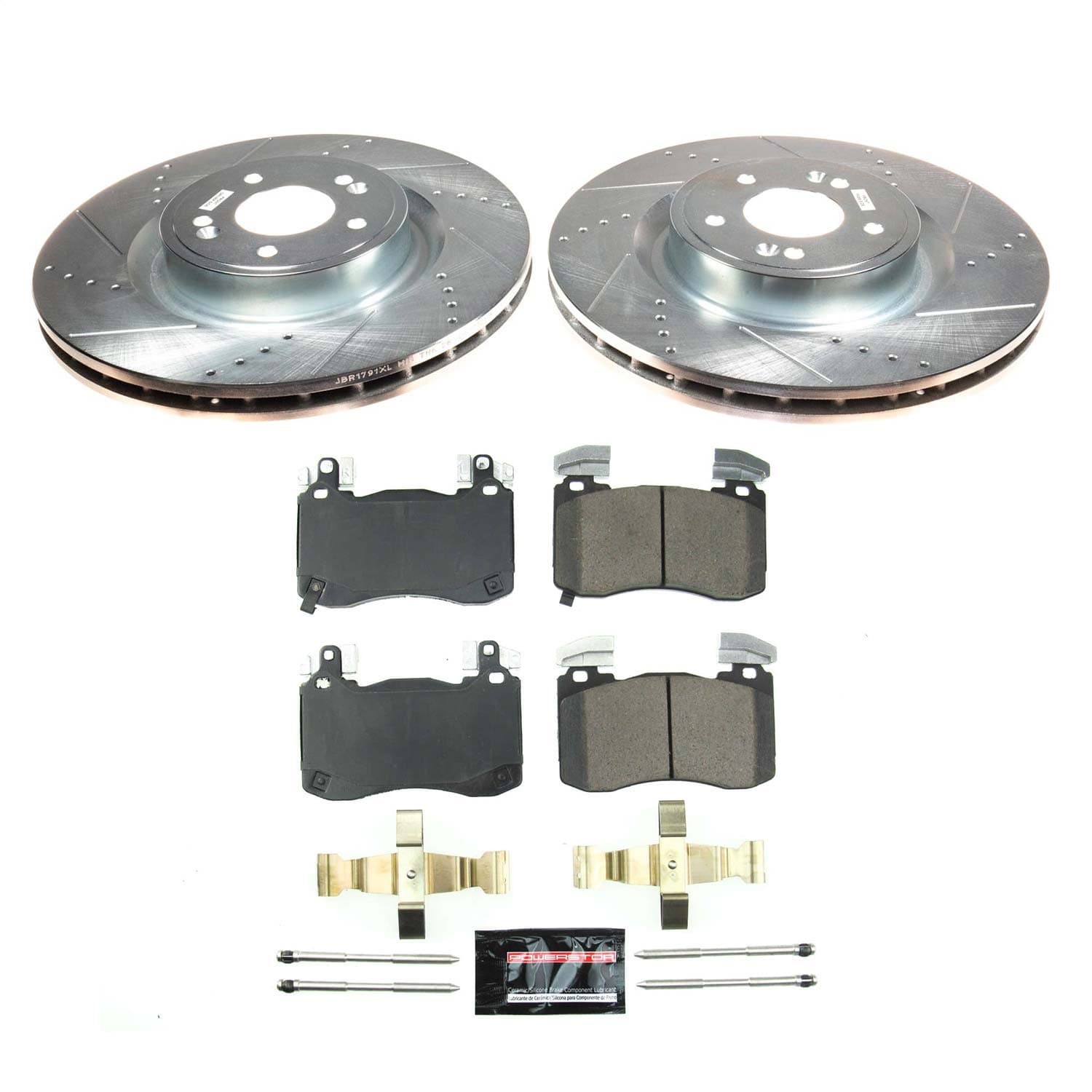 Power Stop - K8270 - Front - Disc Brake Pad and Rotor Kit image 1