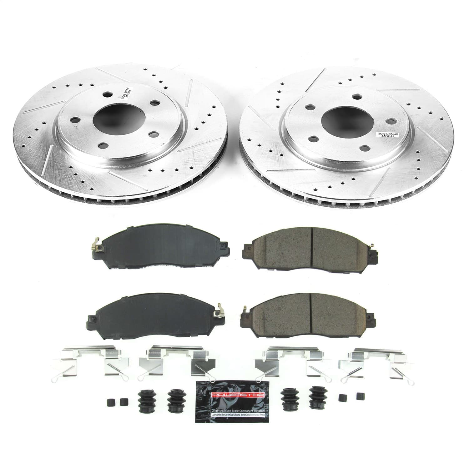 Power Stop - K8275 - Front - Disc Brake Pad and Rotor Kit image 1