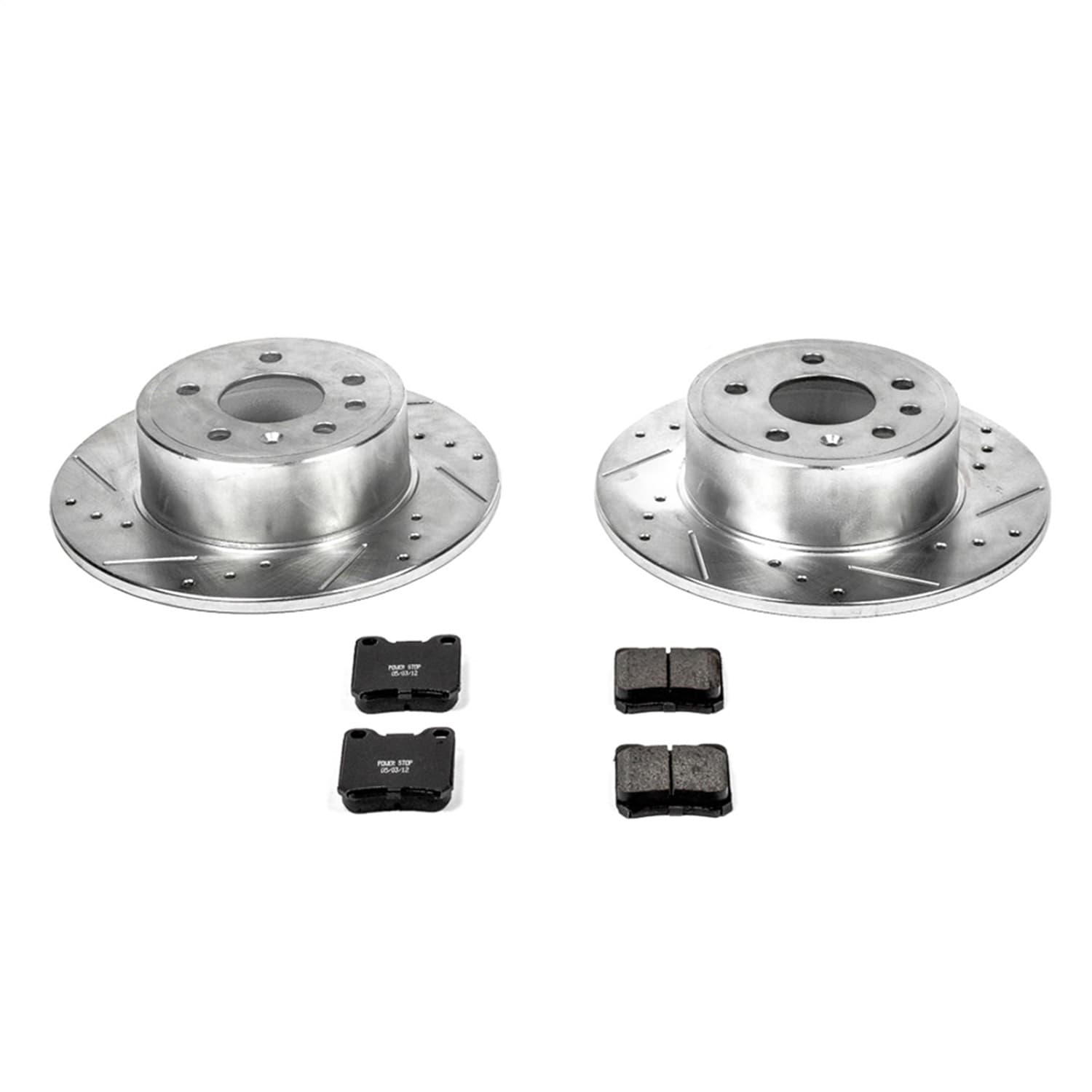 Power Stop - K831 - Rear - Disc Brake Pad and Rotor Kit image 1