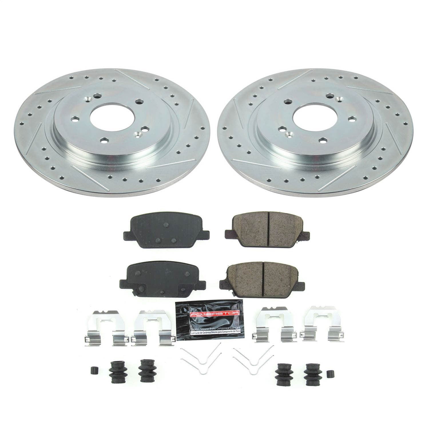 Power Stop - K8310 - Rear - Disc Brake Pad and Rotor Kit image 1
