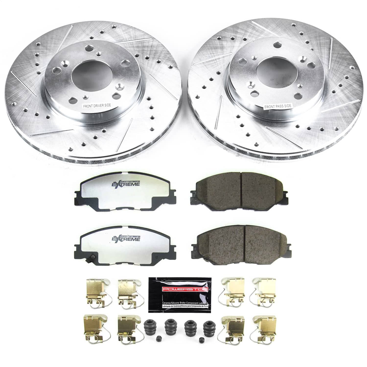 Power Stop - K8318-26 - Front - Disc Brake Pad and Rotor Kit image 1