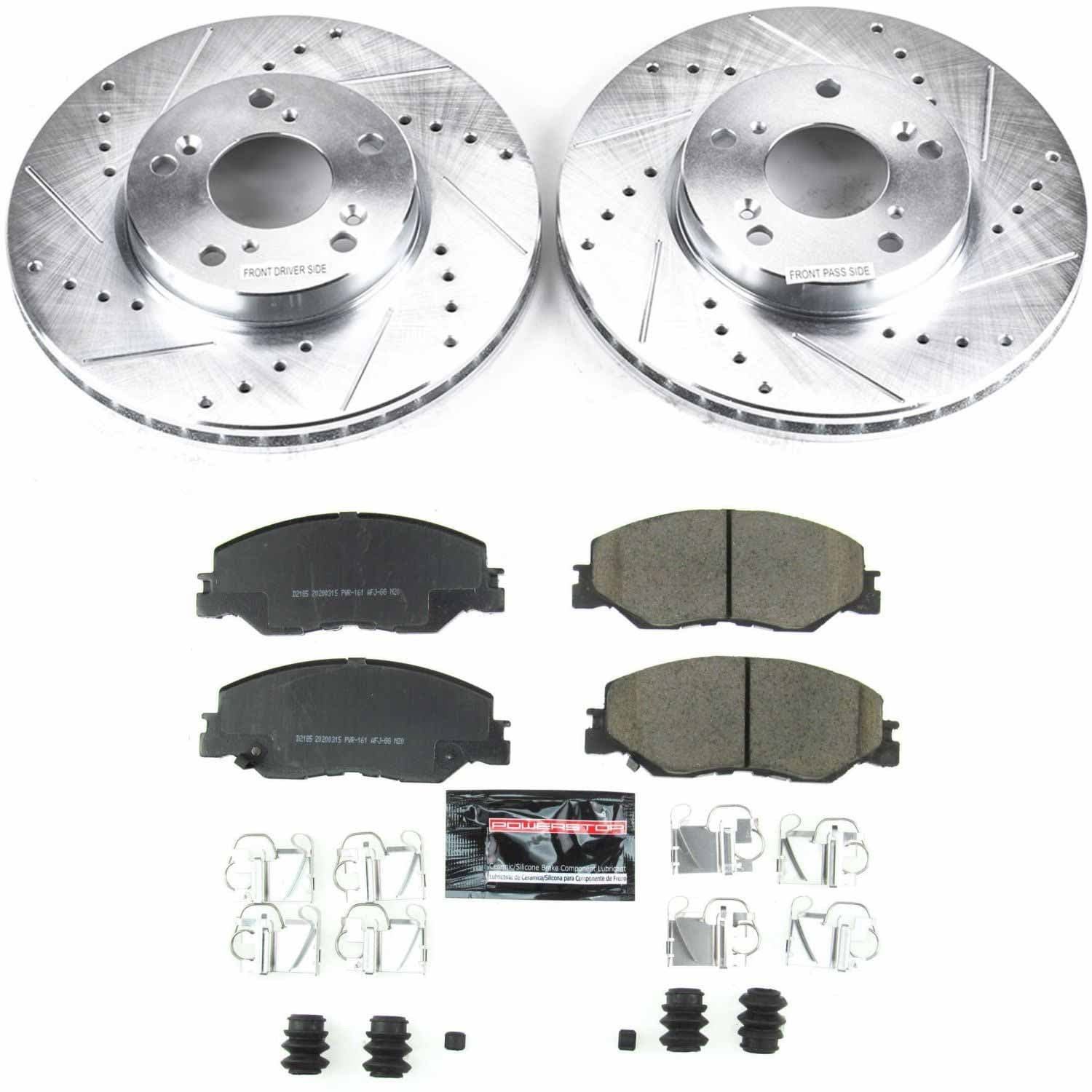 Power Stop - K8318 - Front - Disc Brake Pad and Rotor Kit image 1
