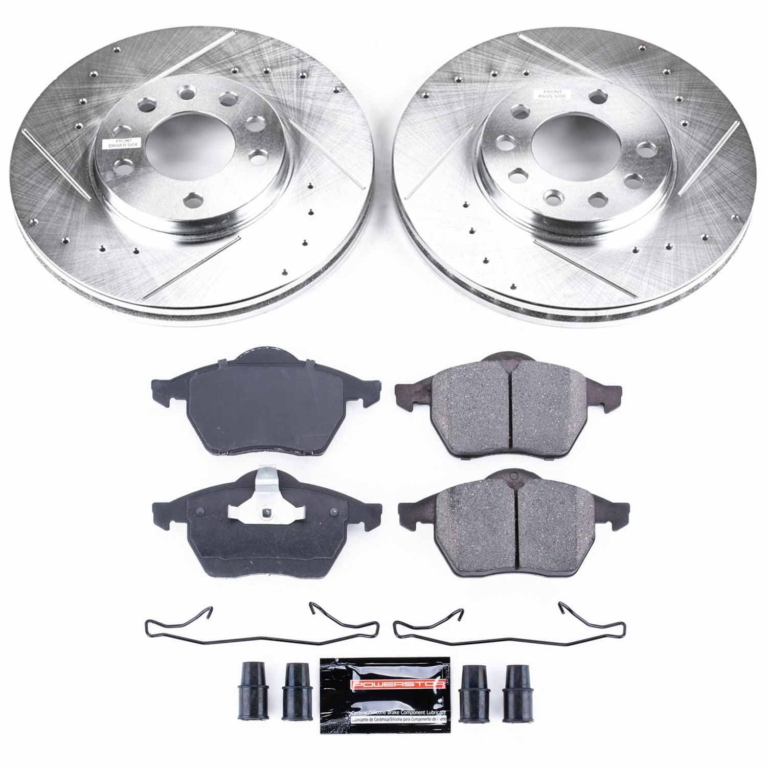 Power Stop - K832 - Front - Disc Brake Pad and Rotor Kit image 1