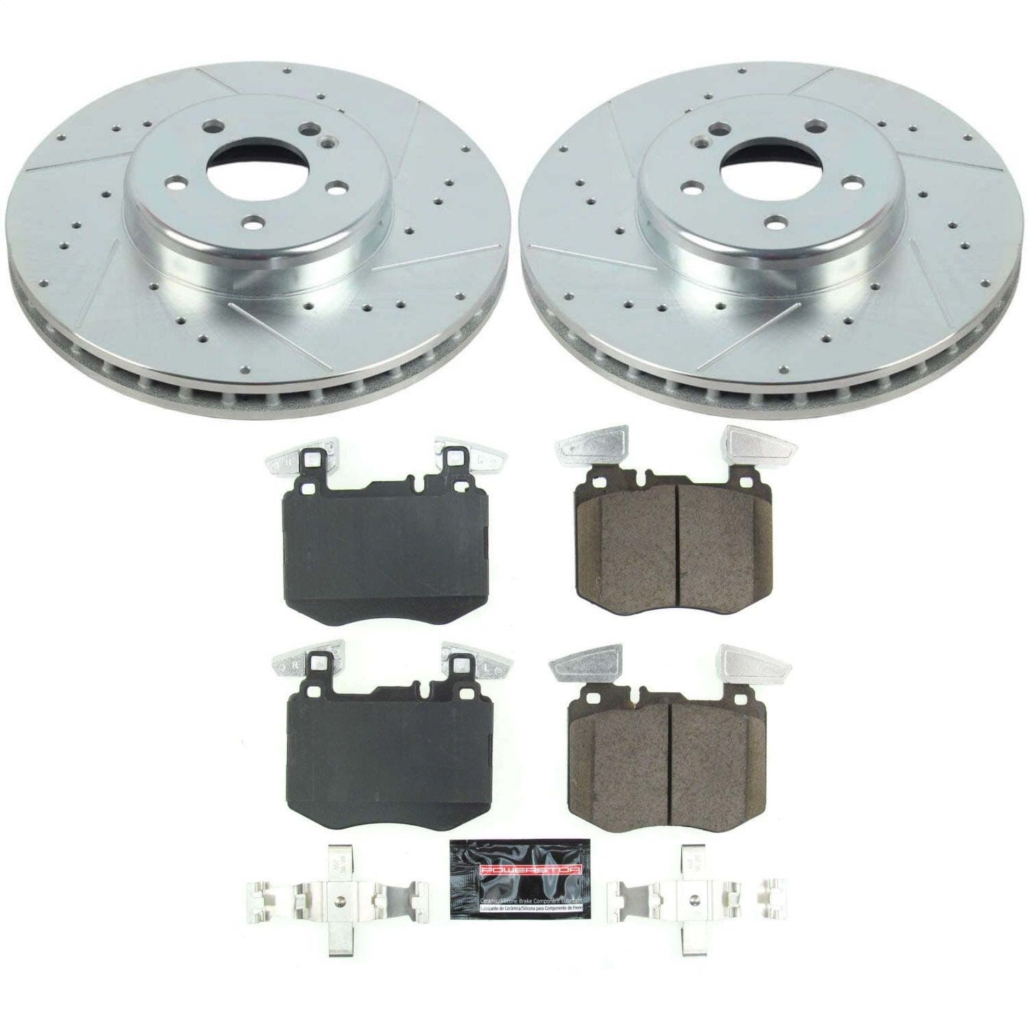 Power Stop - K8322 - Front - Disc Brake Pad and Rotor Kit image 1
