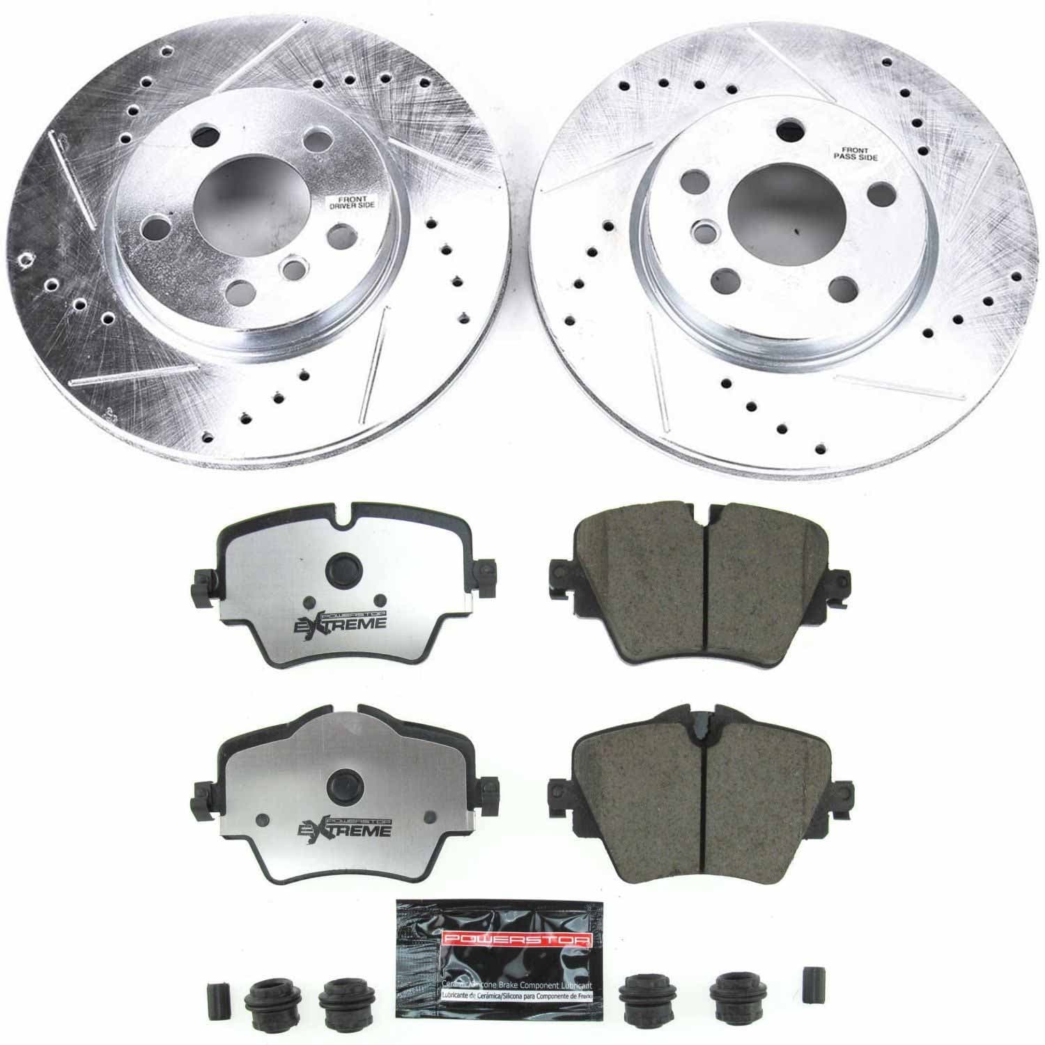 Power Stop - K8323-26 - Front - Disc Brake Pad and Rotor Kit image 1