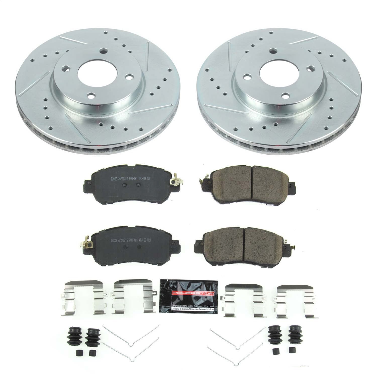 Power Stop - K8326 - Front - Disc Brake Pad and Rotor Kit image 1