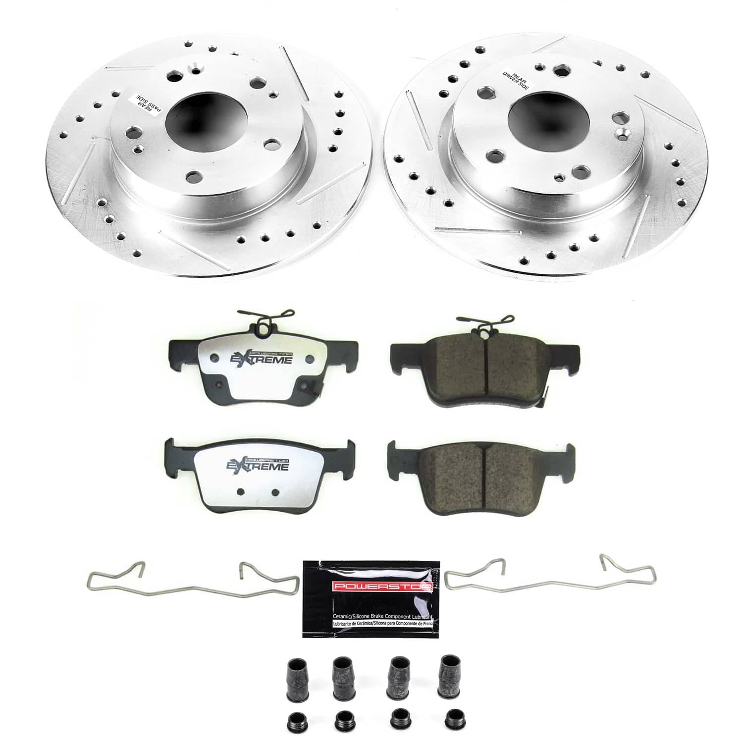 Power Stop - K8330-26 - Rear - Disc Brake Pad and Rotor Kit image 1