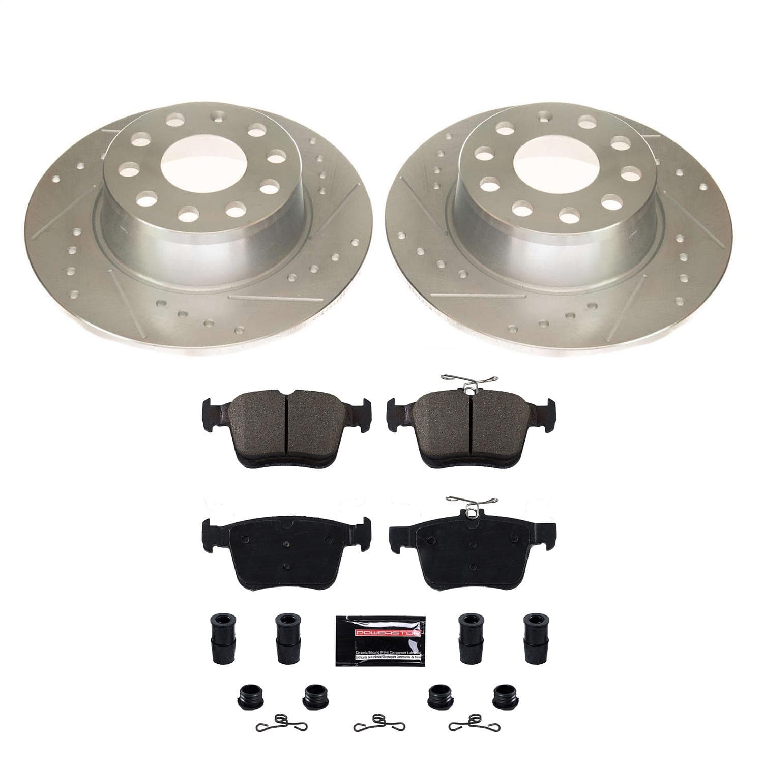 Power Stop - K8337 - Rear - Disc Brake Pad and Rotor Kit image 1