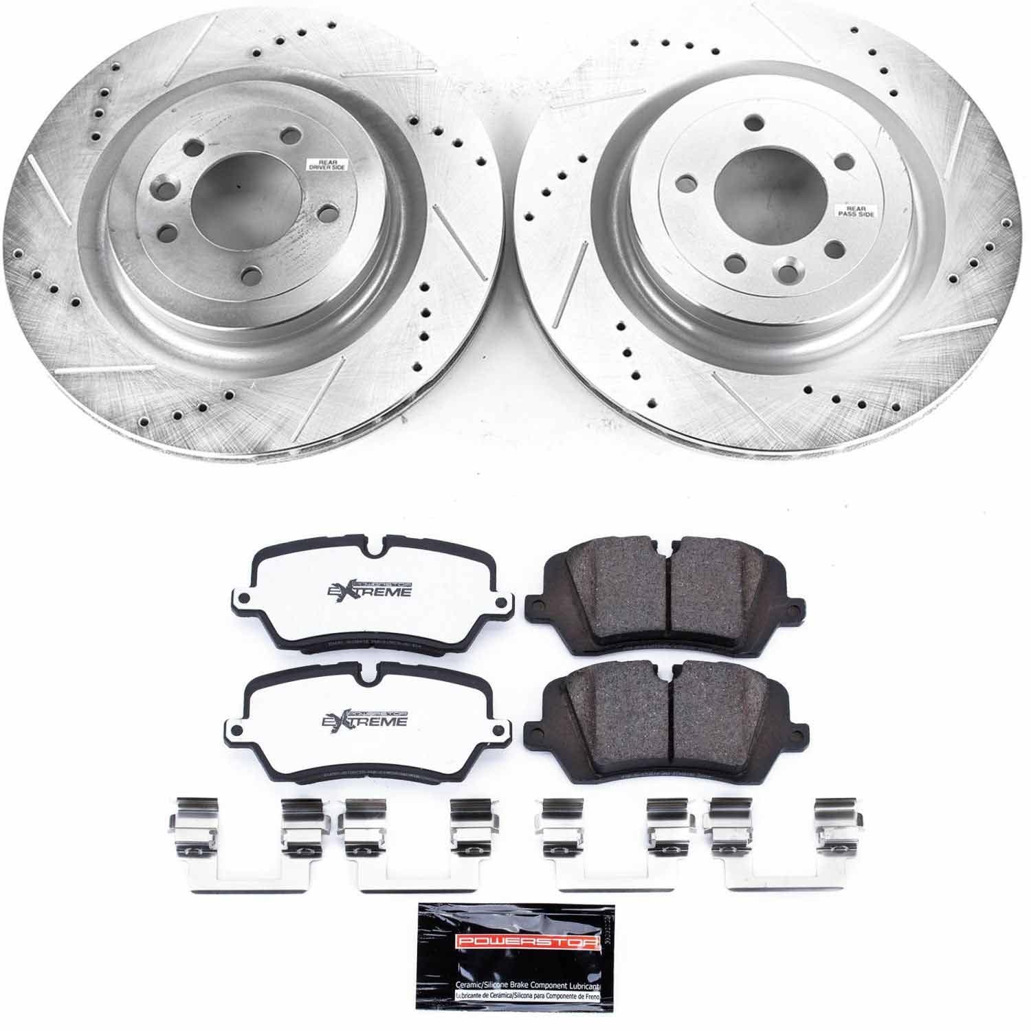 Power Stop - K8385-36 - Rear - Disc Brake Pad and Rotor Kit image 1