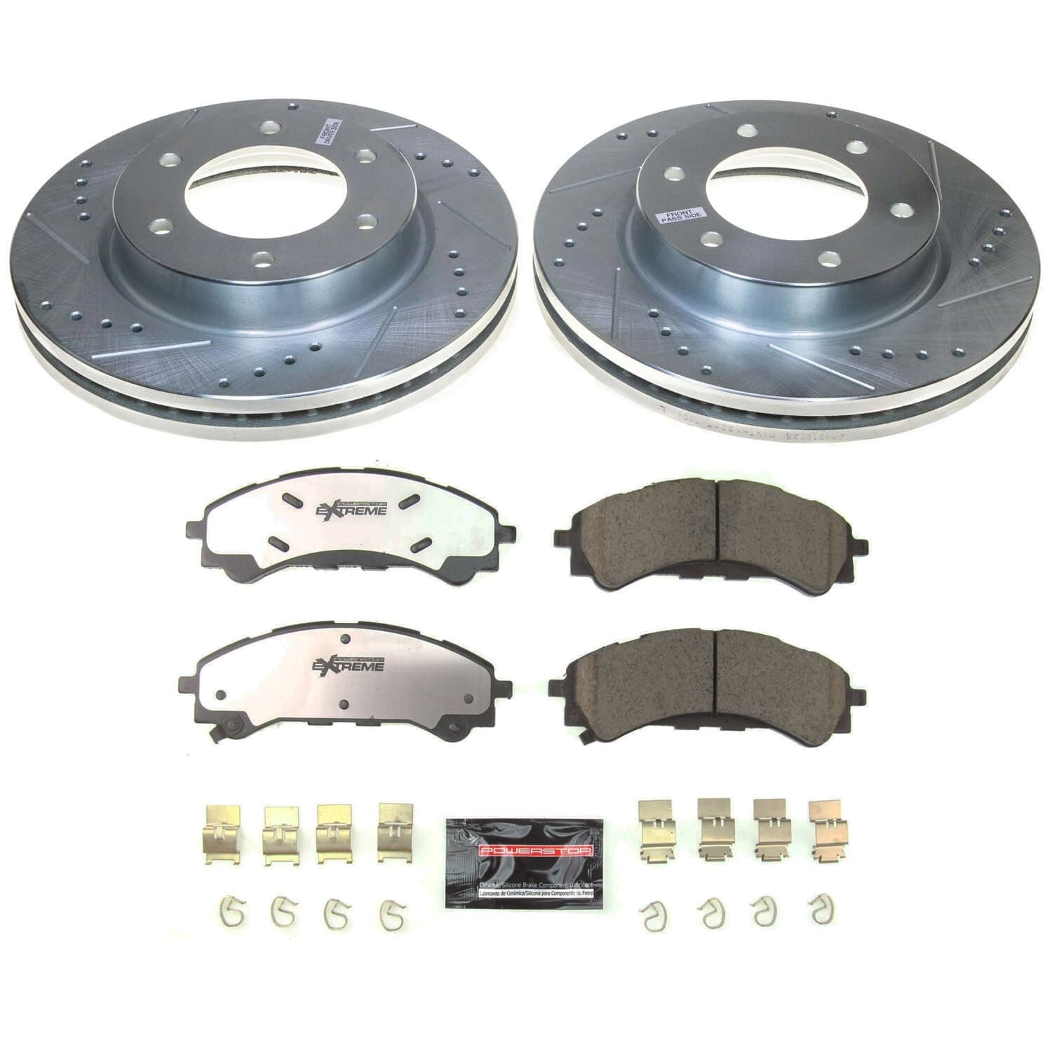 Power Stop - K8413-36 - Front - Disc Brake Pad and Rotor Kit image 1