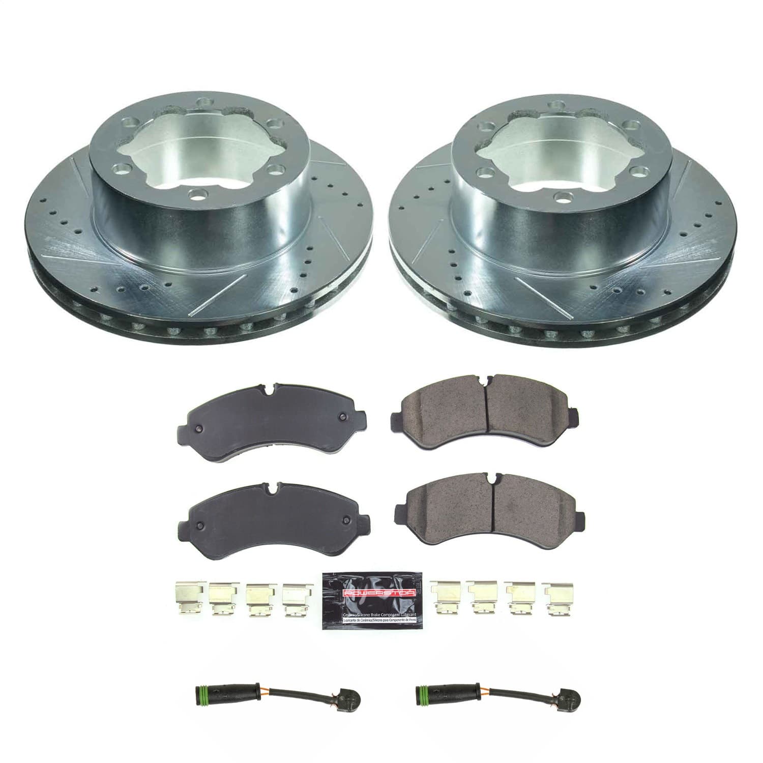 Power Stop - K8431 - Rear - Disc Brake Pad and Rotor Kit image 1