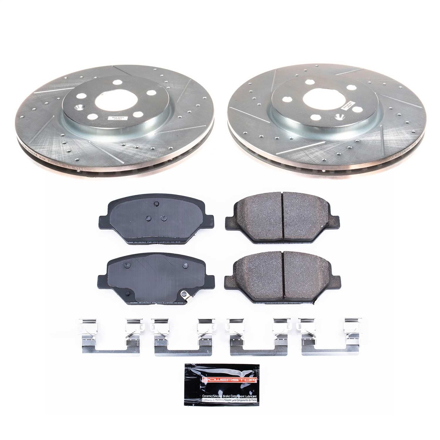 Power Stop - K8466 - Front - Disc Brake Pad and Rotor Kit image 1