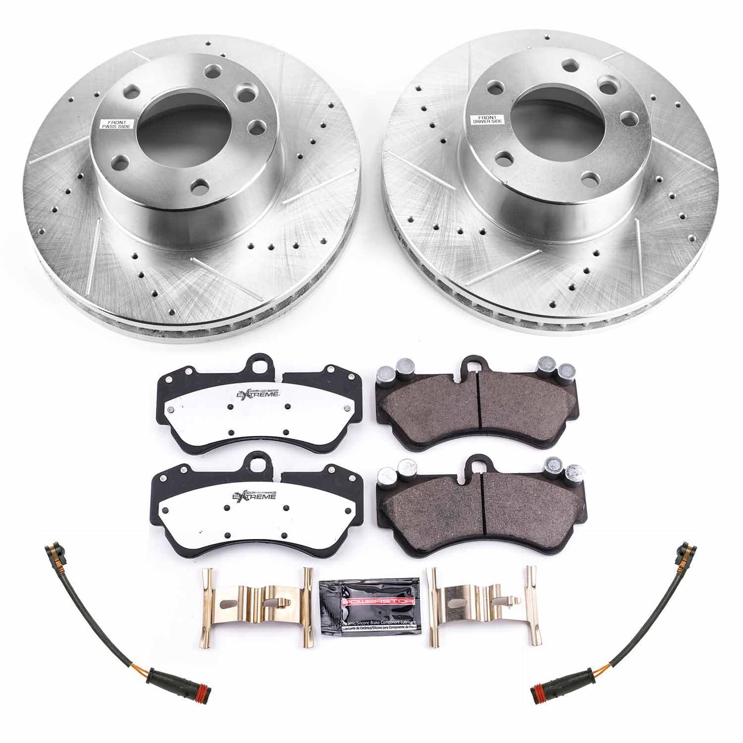 Power Stop - K8475-26 - Front - Disc Brake Pad and Rotor Kit image 1