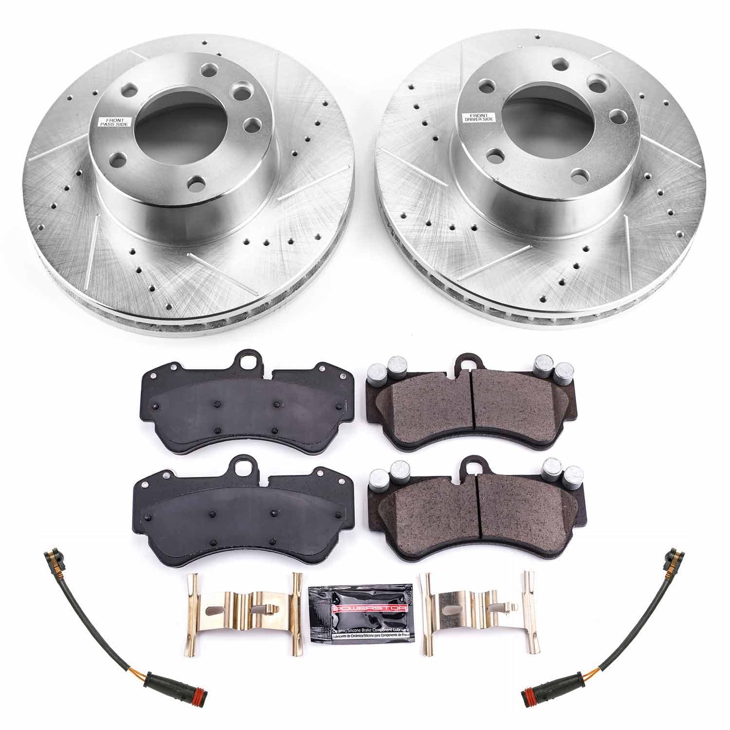 Power Stop - K8475 - Front - Disc Brake Pad and Rotor Kit image 1