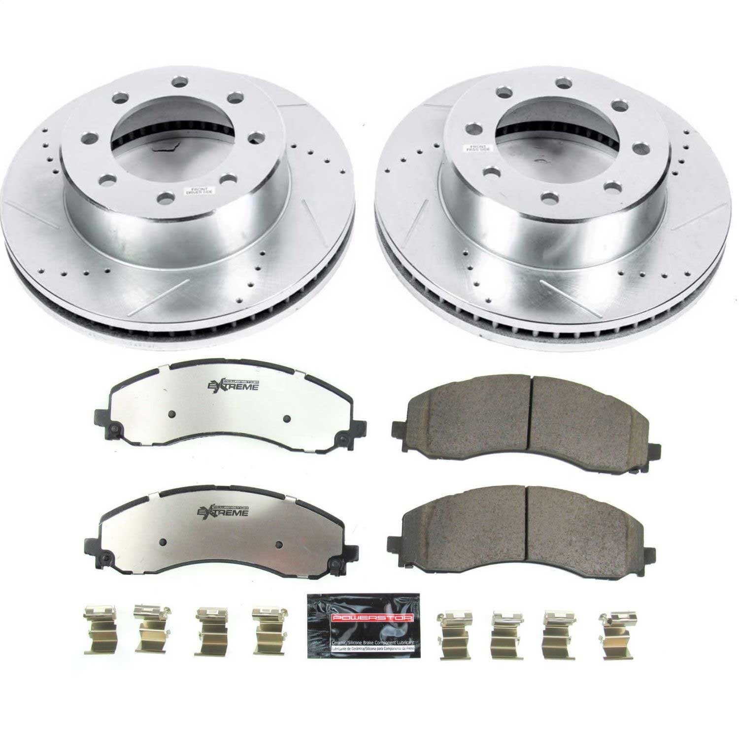 Power Stop - K8478-36 - Front - Disc Brake Pad and Rotor Kit image 1