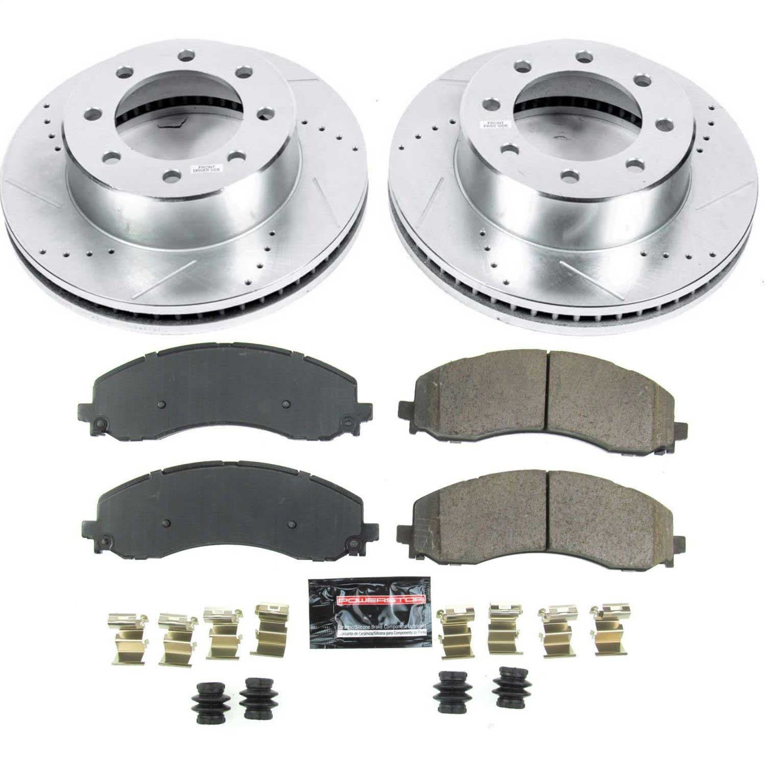 Power Stop - K8478 - Front - Disc Brake Pad and Rotor Kit image 1