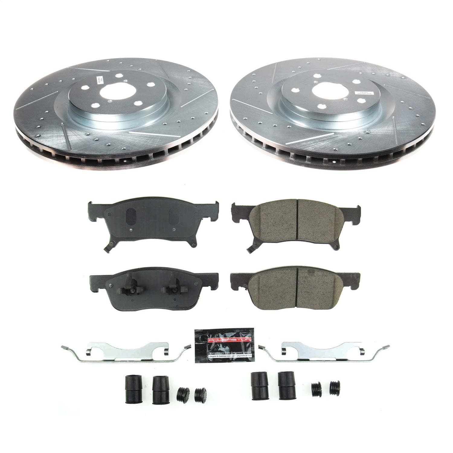 Power Stop - K8479 - Front - Disc Brake Pad and Rotor Kit image 1