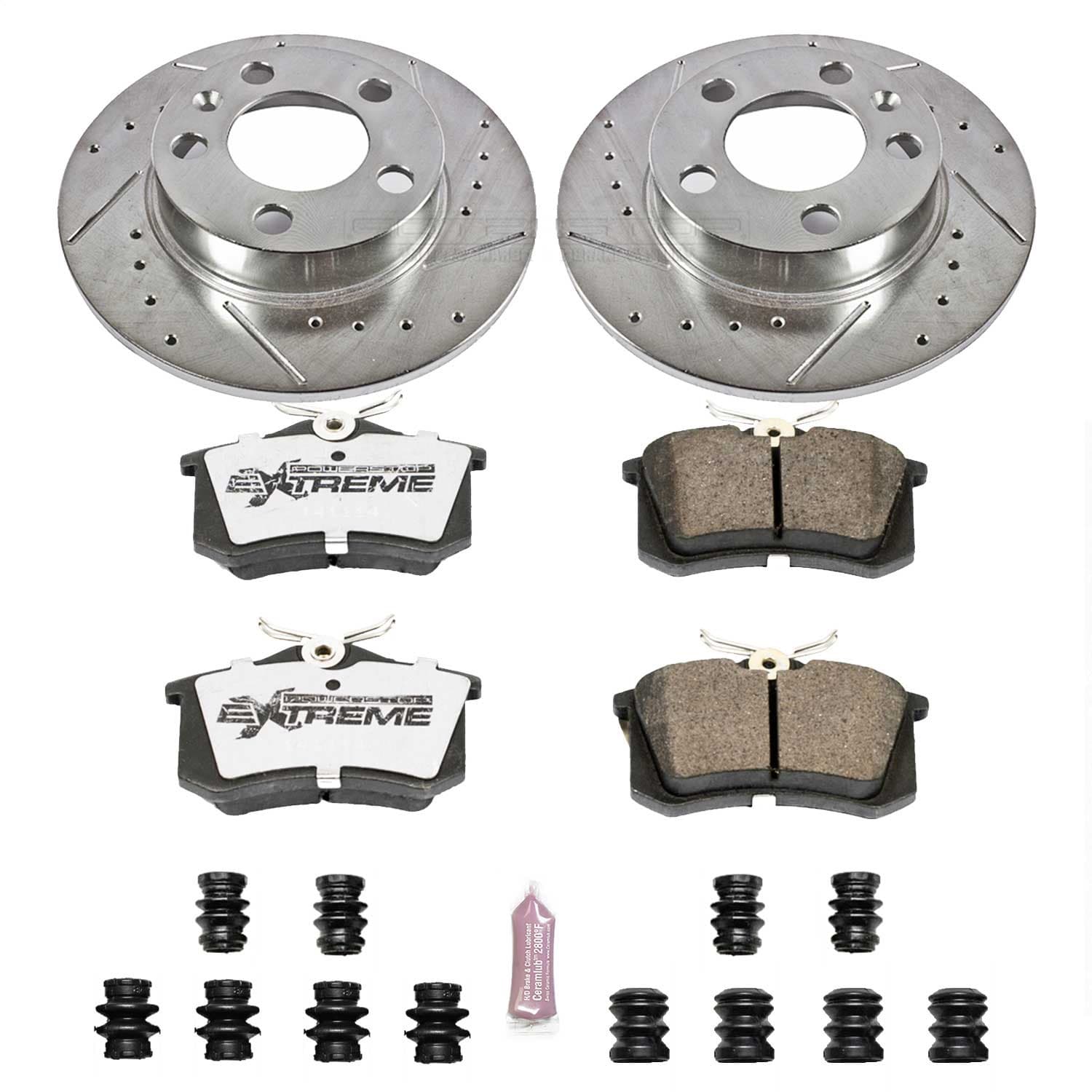 Power Stop - K848-26 - Rear - Disc Brake Pad and Rotor Kit image 1