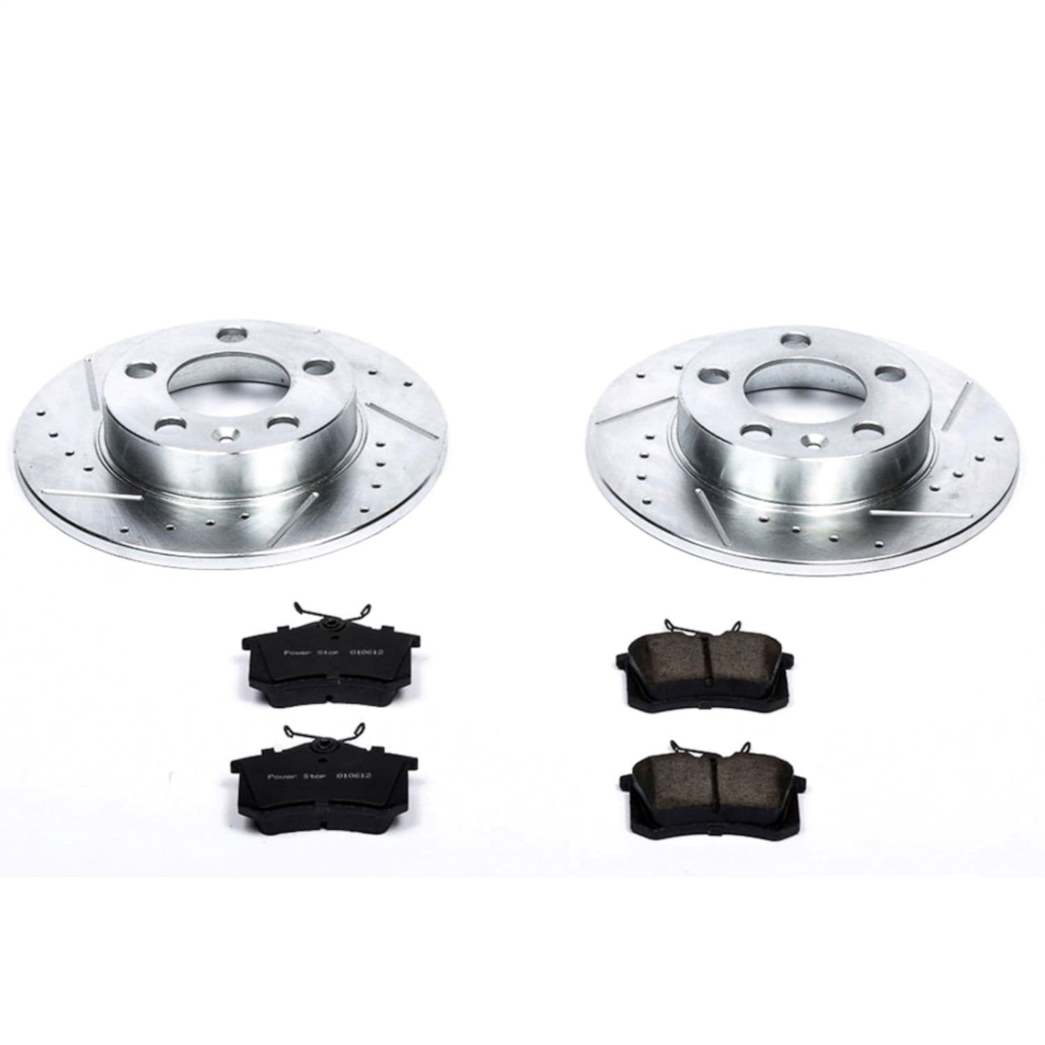 Power Stop - K848 - Rear - Disc Brake Pad and Rotor Kit image 1