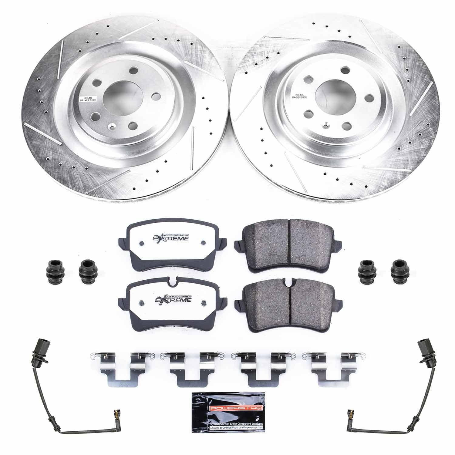 Power Stop - K8486-26 - Rear - Disc Brake Pad and Rotor Kit image 1