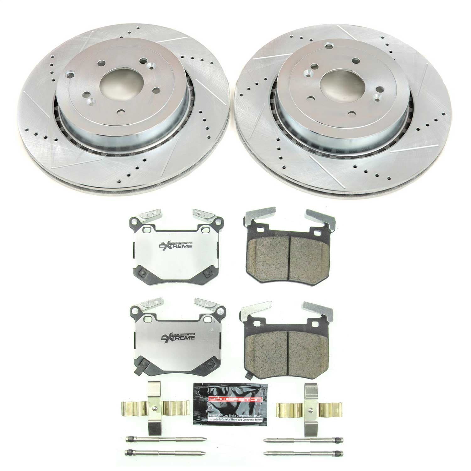 Power Stop - K8491-26 - Rear - Disc Brake Pad and Rotor Kit image 1
