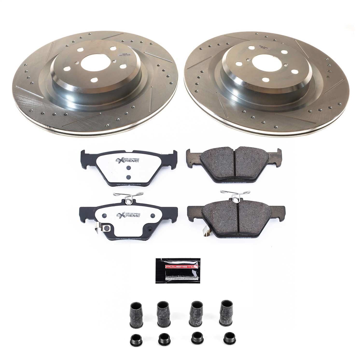 Power Stop - K8493-26 - Rear - Disc Brake Pad and Rotor Kit image 1