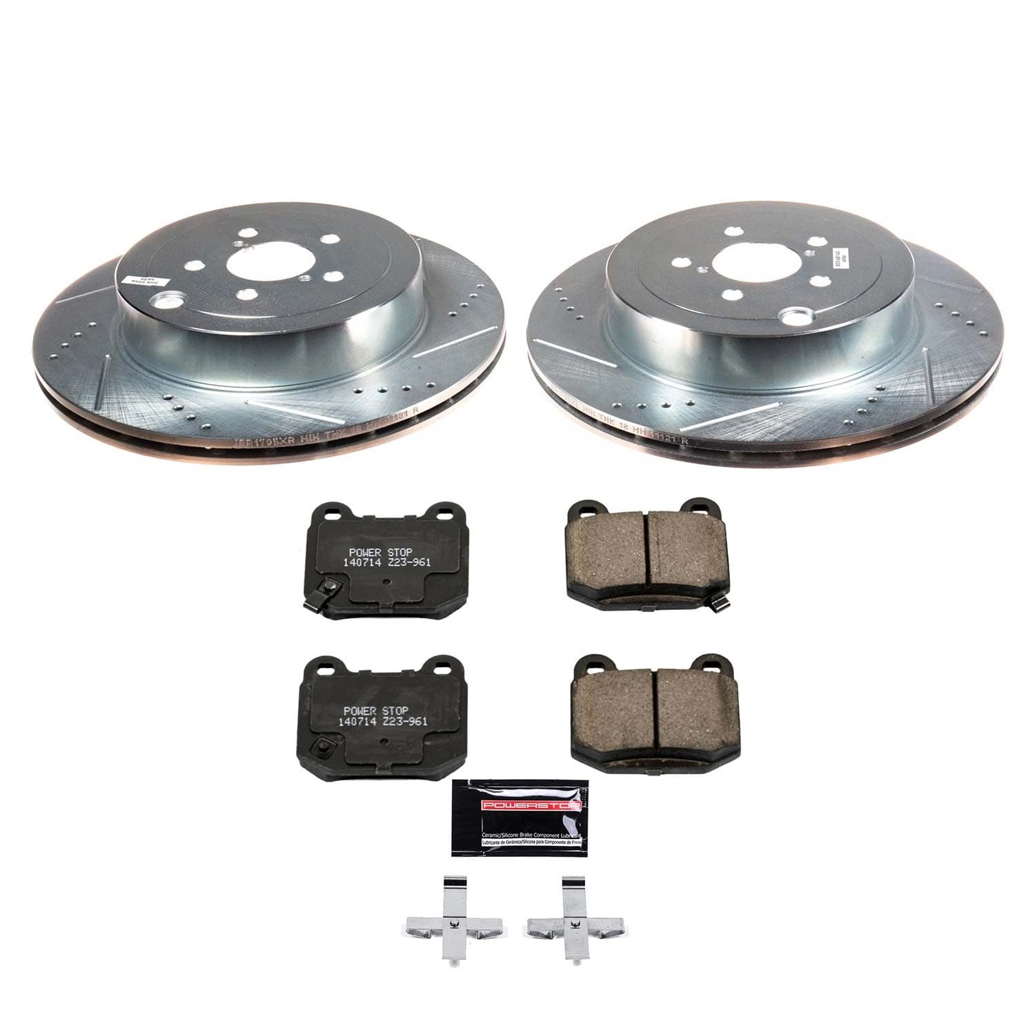 Power Stop - K8494 - Rear - Disc Brake Pad and Rotor Kit image 1