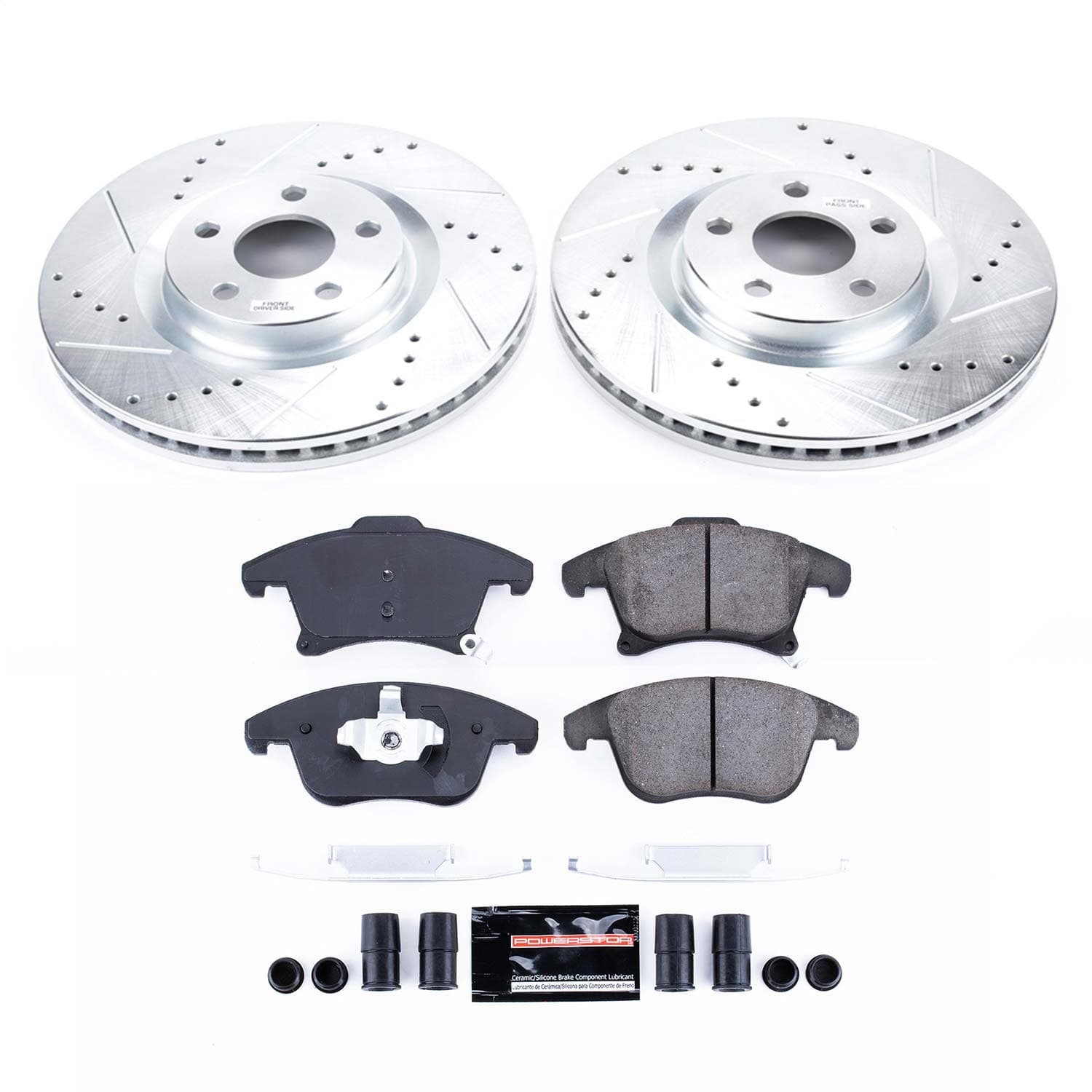 Power Stop - K8540 - Front - Disc Brake Pad and Rotor Kit image 1