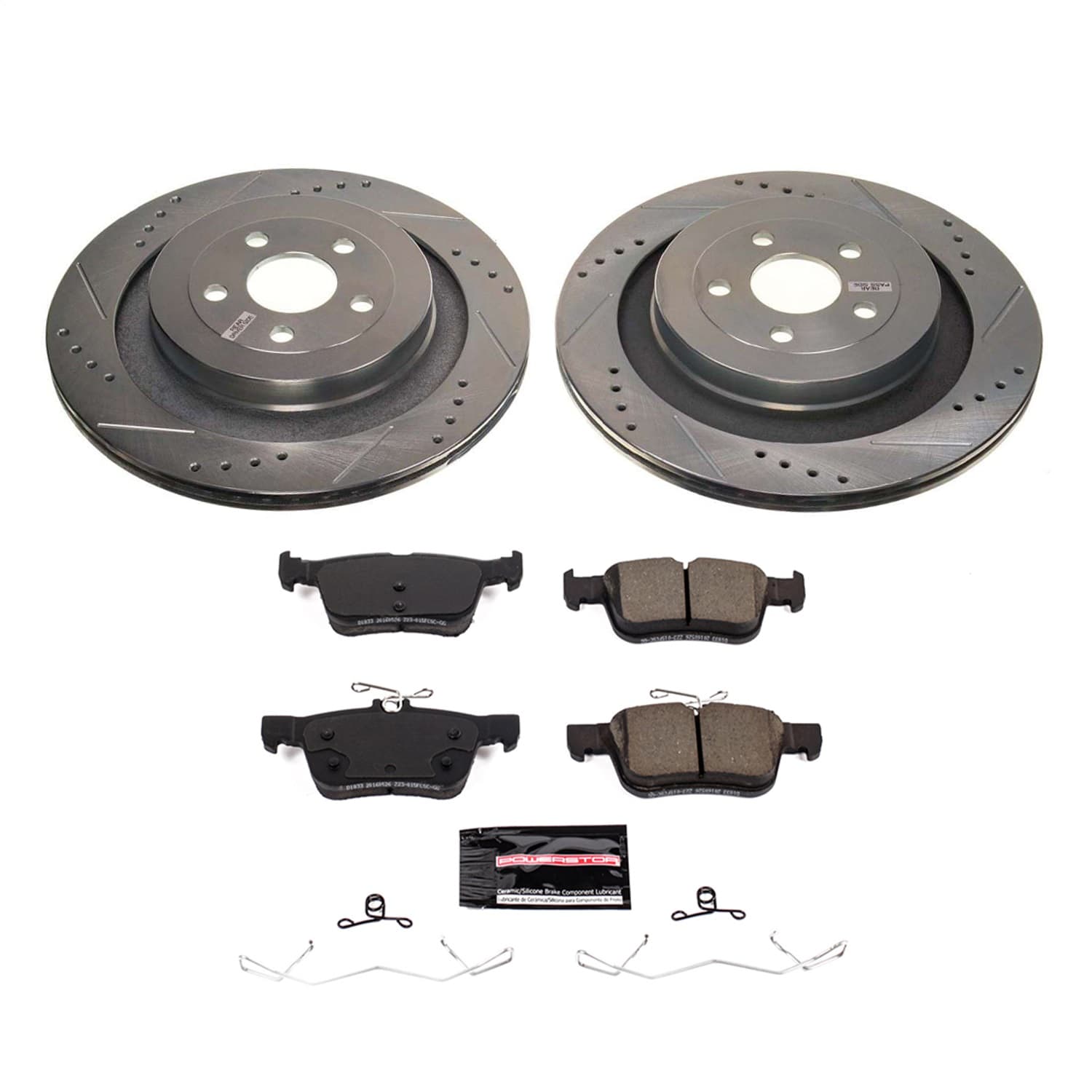 Power Stop - K8544 - Rear - Disc Brake Pad and Rotor Kit image 1