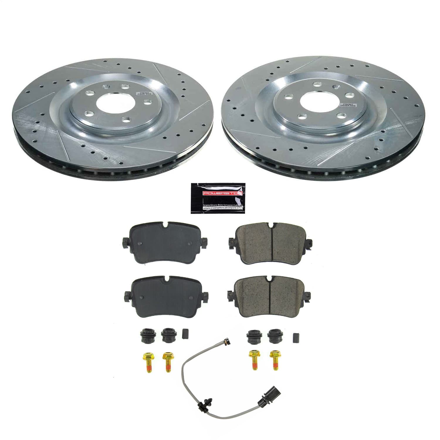 Power Stop - K8571 - Rear - Disc Brake Pad and Rotor Kit image 1