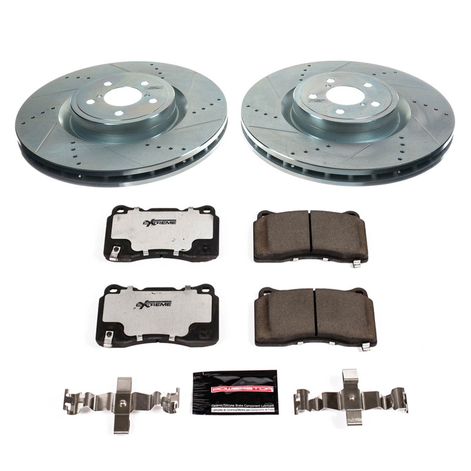 Power Stop - K8610-26 - Front - Disc Brake Pad and Rotor Kit image 1